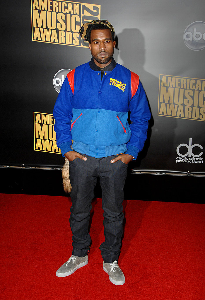 Kanye West posed on the red carpet in 2008.
Kanye West posed on the red carpet in 2008.