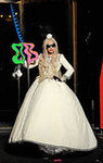 Lady Gaga During Ribbon Cutting Ceremony