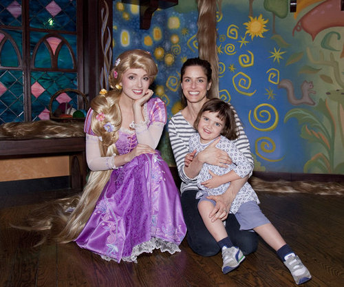 Amanda Peet and her daughter, Frances, posed with a princess during a January 2011 trip.
Amanda Peet and her daughter, Frances, posed with a princess during a January 2011 trip.