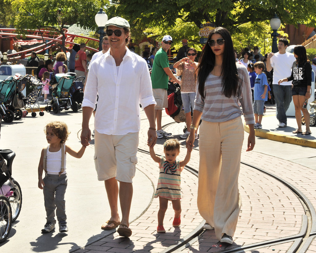 Matthew McConaughey and Camila Alves took Levi and Vida to the "Happiest Place on Earth" in June 2011.
Matthew McConaughey and Camila Alves took Levi and Vida to the "Happiest Place on Earth" in June 2011.