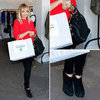Nicole Richie Wearing Red Sweater November 28, 2011