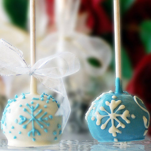 Mini Holiday Brownie Favor Pops Mini Holiday Brownie Favor Pops