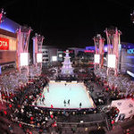 LA Live Holiday Ice Skating Rink