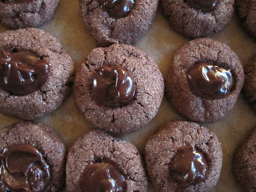 Chocolate Ganache Thumbprint Cookies Chocolate Ganache Thumbprint Cookies