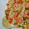 Quinoa With Lime and Shrimp