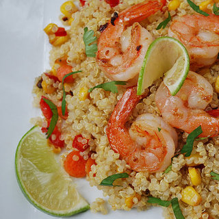 Quinoa With Lime and Shrimp