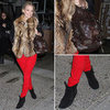 Molly Sims Wearing Red Jeans November 2011