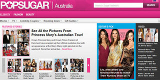 PopSugar Australia New Look Website