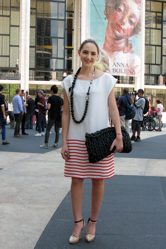 Racheli - Lincoln Center, NYC (via fashioni.st)