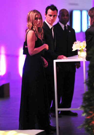 Jennifer Aniston and Justin Theroux both dressed in formal attire for a November 2011 event in NYC.
Jennifer Aniston and Justin Theroux both dressed in formal attire for a November 2011 event in NYC.