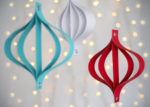 Modern Paper Ornaments Modern Paper Ornaments