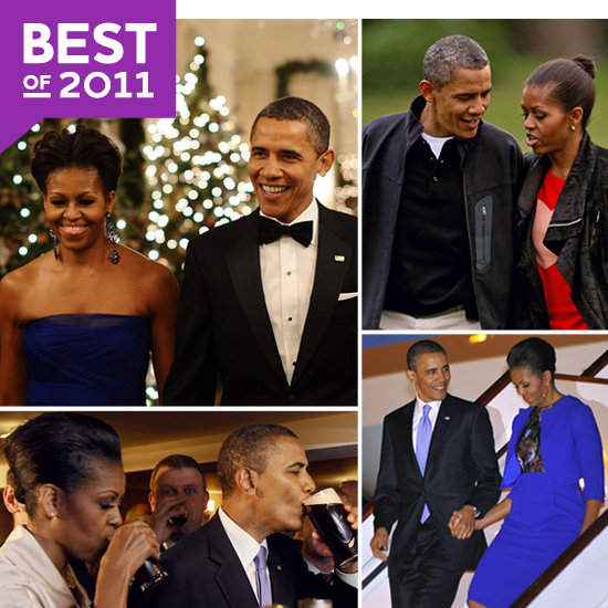 Michelle and Barack Obama's Cutest Couple Moments of 2011 Michelle and Barack Obama's Cutest Couple Moments of 2011