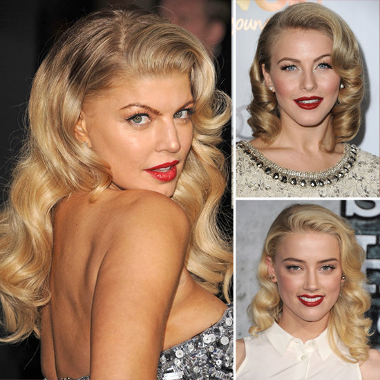 Who Had the Best Retro Hair and Red Lipstick Combination?