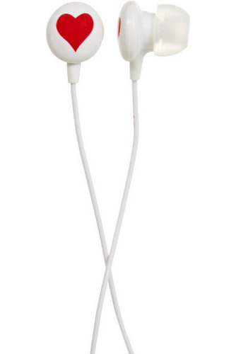 Diane von Furstenberg Heart-Print Earbuds ($25) Diane von Furstenberg Heart-Print Earbuds ($25)