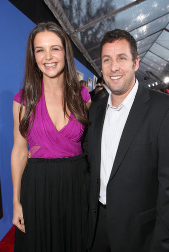 Katie Holmes posed with Jack and Jill costar Adam Sandler at the film's Hollywood premiere in November 2011.
Katie Holmes posed with Jack and Jill costar Adam Sandler at the film's Hollywood premiere in November 2011.