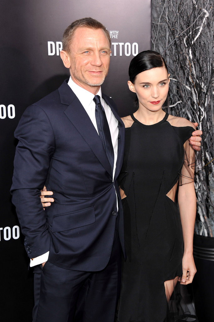 Daniel Craig and Rooney Mara were a united front at NYC's Ziegfeld Theatre. Daniel Craig and Rooney Mara were a united front at NYC's Ziegfeld Theatre.