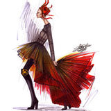 The Hunger Games Costume Sketches