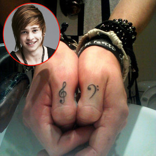 X Factor Winner Reece Mastin Gets Two Musical Tattoos