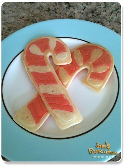 Candy Cane Pancakes Candy Cane Pancakes