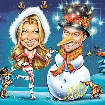 Celebrity Christmas Cards 2011