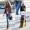 Rosie Huntington-Whiteley Carrying Celine Bag December 2011