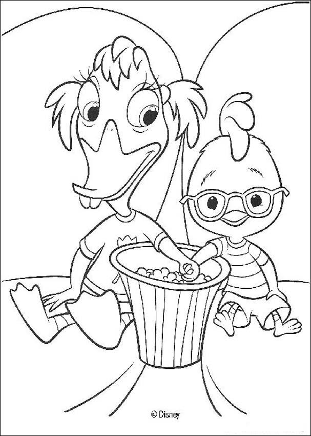 Chicken Little coloring pages Chicken Little colorin