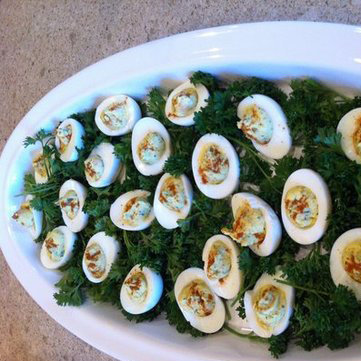 Healthy Deviled Eggs Using Garbanzo Beans Recipe
