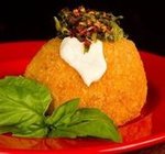 Arancino Con Spinaci