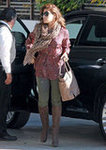 Eva Mendes at Kinara Skin Care Clinic and Spa