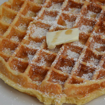 Eggnog Waffles