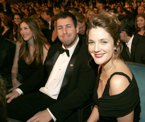 Adam Sandler and Drew Barrymore caught up during the 2005 show.
Adam Sandler and Drew Barrymore caught up during the 2005 show.