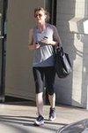 Ellen Pompeo at Tracy Anderson Method