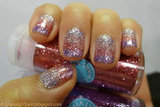 Ombre Glitter Bling Manicure