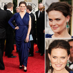 Emily Deschanel at Golden Globes 2012 Emily Deschanel at Golden Globes 2012