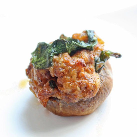 Chorizo stuffed mushrooms