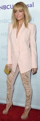 Nicole Richie in Antonio Berardi, Christian Louboutin Pumps