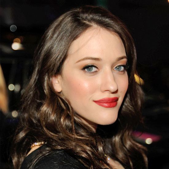Kat Dennings's Red-Orange Lipstick Kat Dennings's Red-Orange Lipstick