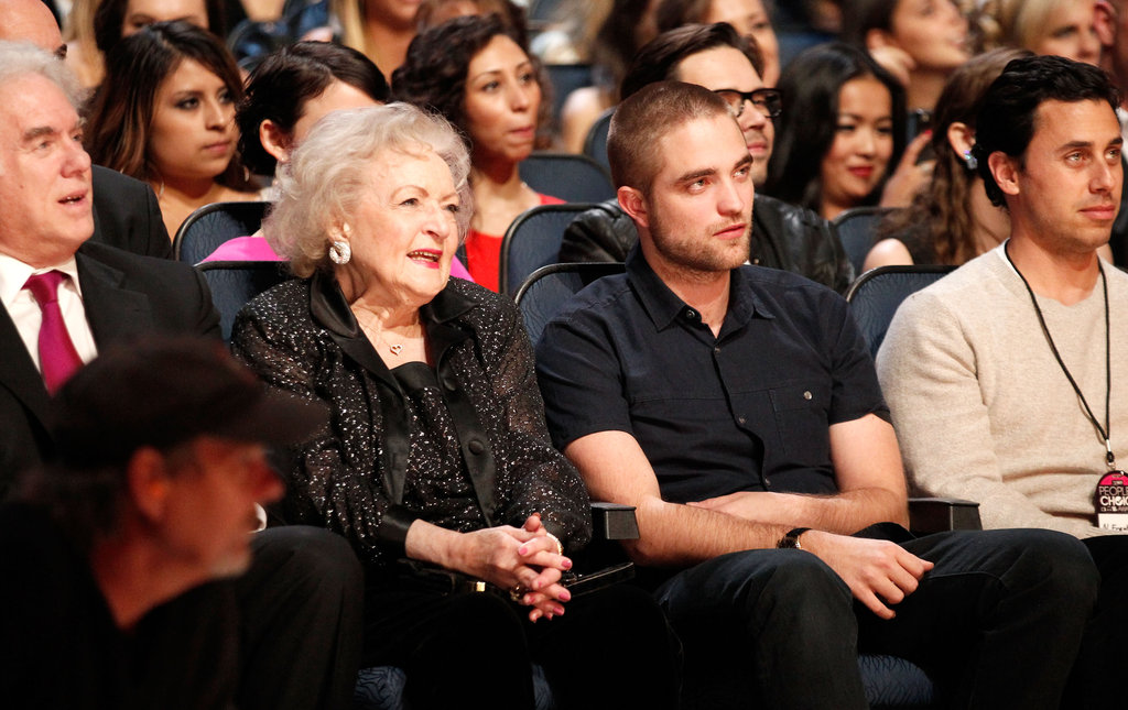 Betty White and Robert Pattinson Betty White and Robert Pattinson