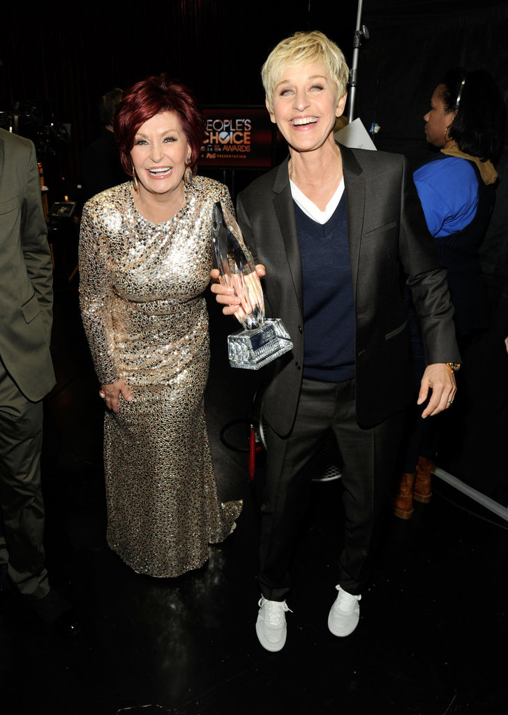 Sharon Osbourne and Ellen DeGeneres Sharon Osbourne and Ellen DeGeneres