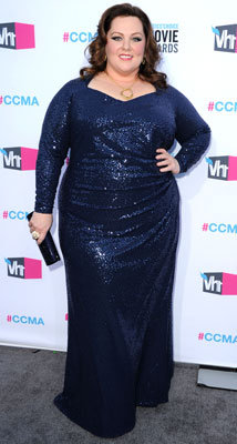 Designer of Melissa McCarthy's Blue Sequin Dress at the Critics' Choice Awards