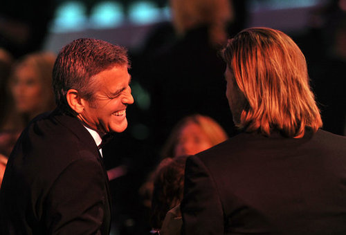 George Clooney and Brad Pitt George Clooney and Brad Pitt