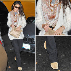 Katie Holmes Isabel Marant Booties January 2012