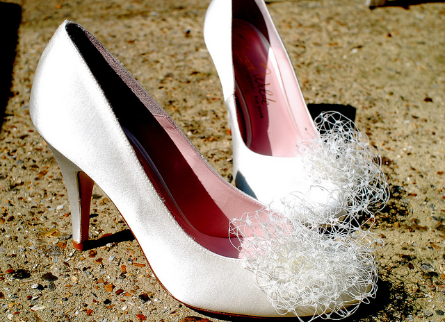 Beautiful Bridal Shoes For Beach Weddings Barefoot likely necessity for the 