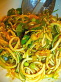Apple-Fig Raw Spaghetti