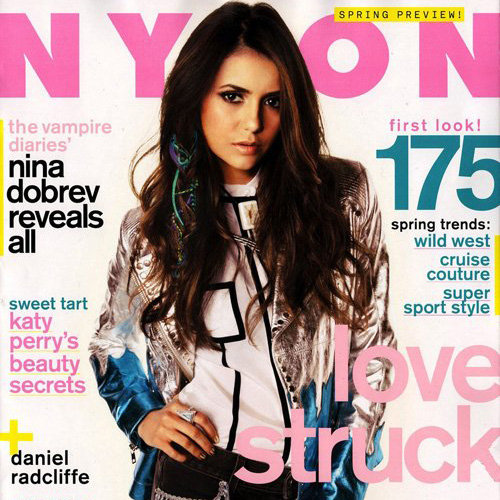 Nina Dobrev Nylon Magazine February 2012 Cover