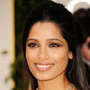 Frieda Pinto's 2012 Golden Globes Hair and Makeup Look