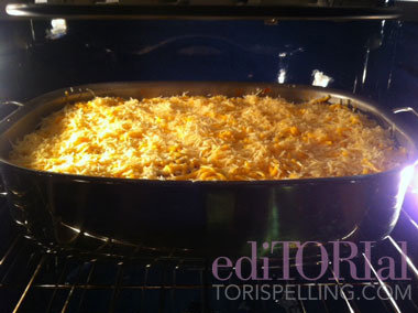 Tori Spelling's Meaty Lasagna Recipe Tori Spelling's Meaty Lasagna Recipe