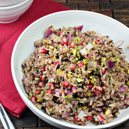 Pomegranate Wild Rice Pilaf Recipe