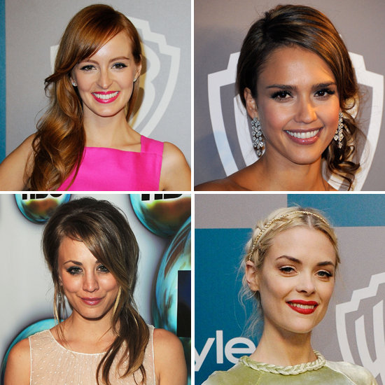 Pictures of Celebrities, Hair and Makeup Looks from the 2012 Golden Globes After Party Pictures of Celebrities, Hair and Makeup Looks from the 2012 Golden Globes After Party