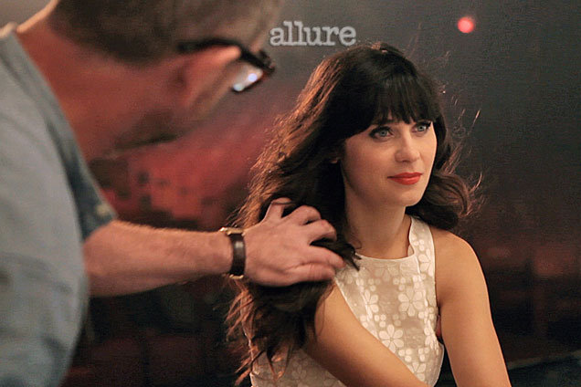 Zooey Deschanel Talks Bangs and Being an It Girl in Allure Zooey Deschanel Talks Bangs and Being an It Girl in Allure
